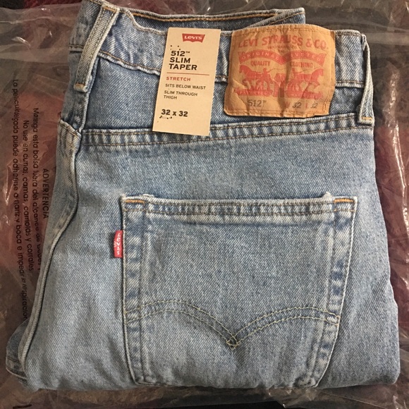 Levi’s 512 Slim Taper 32x32 NWT - Picture 2 of 3